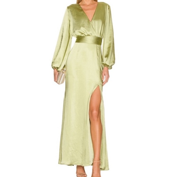 chinese dress ladies Marisol Lurex Gown  Halston